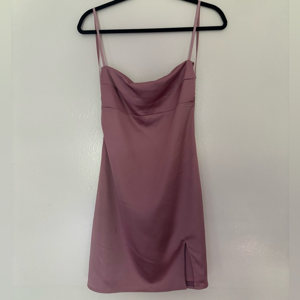 NWT Forever 21 satin pink mini dress
